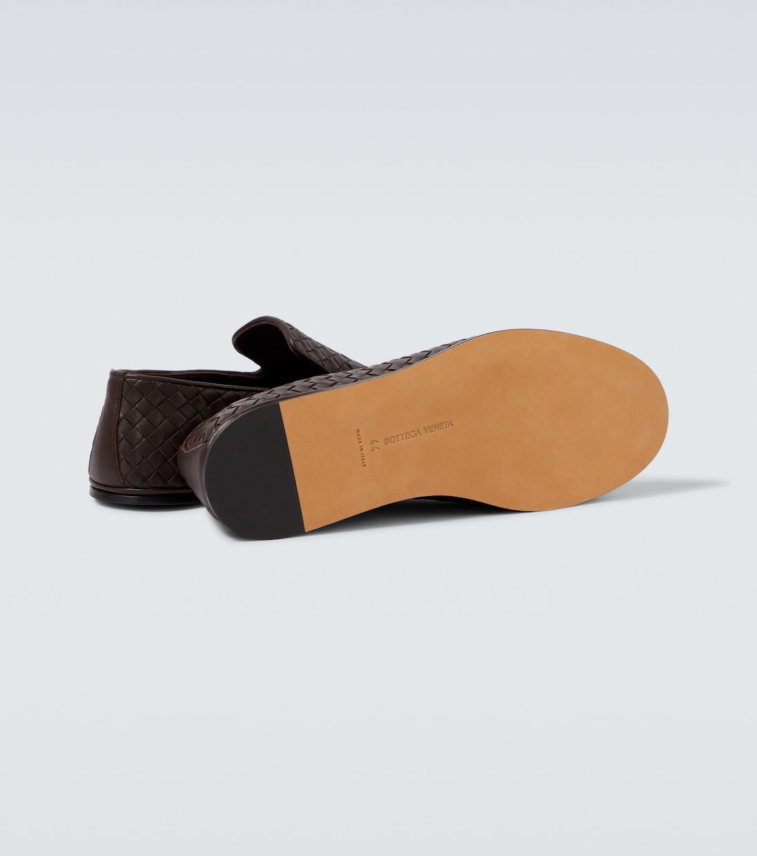 Sunday Intrecciato leather slip-on shoes | Bottega Veneta