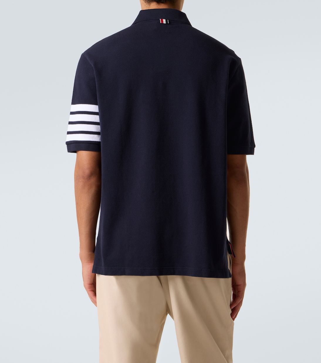 4-Bar棉质Polo衫 | Thom Browne