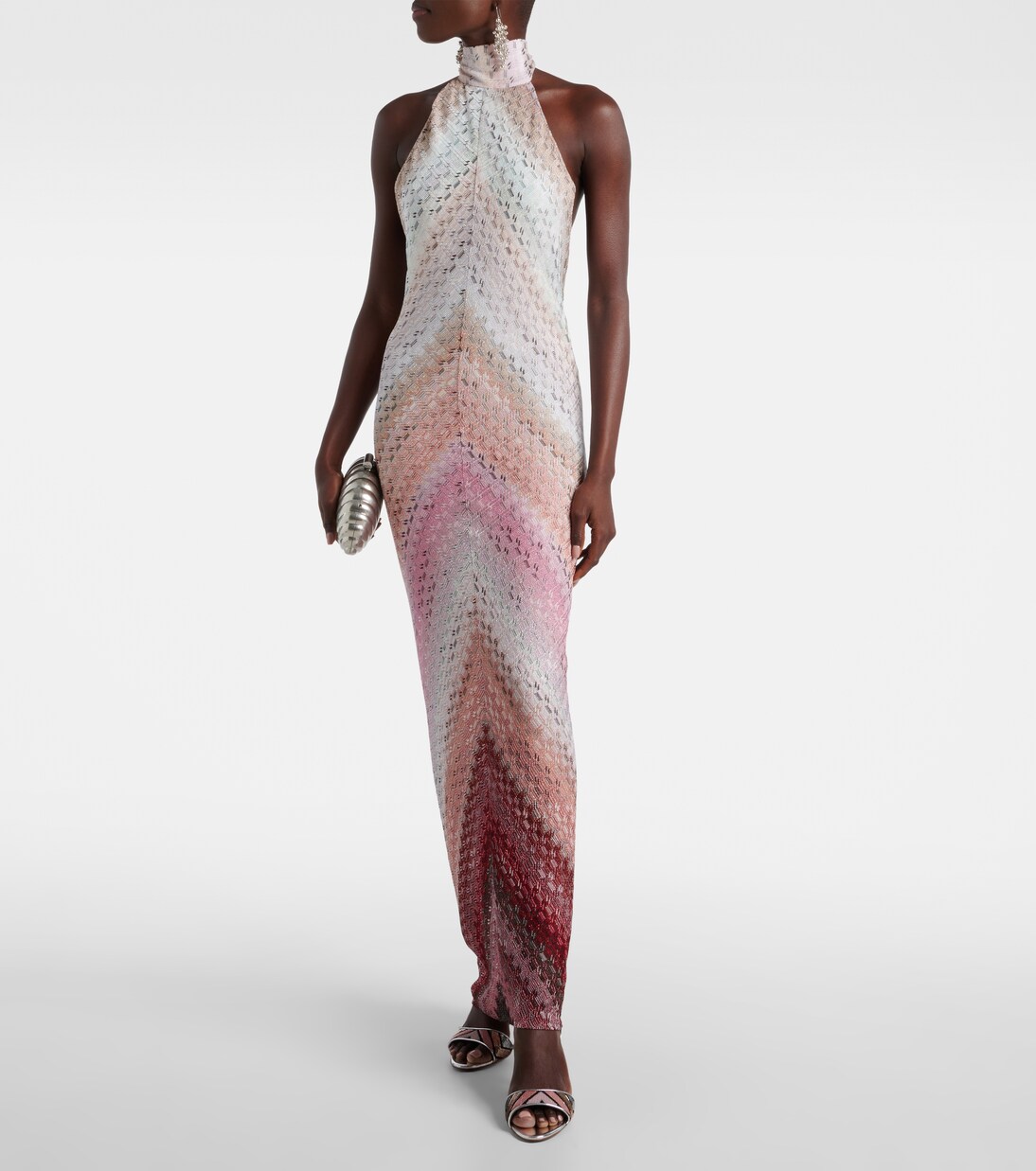 Sandali Belle in pelle con paillettes | Missoni