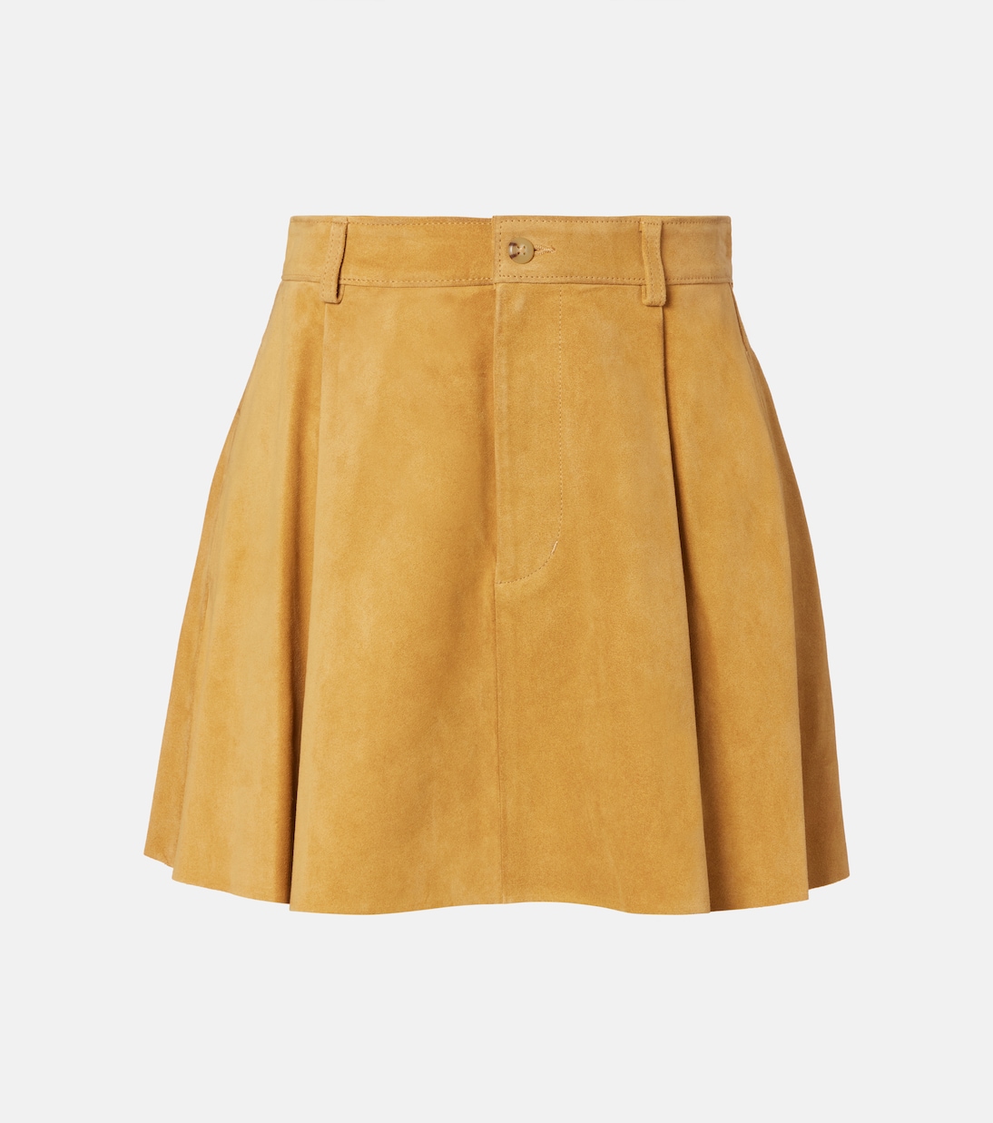 High-Rise-Minirock aus Veloursleder | Polo Ralph Lauren