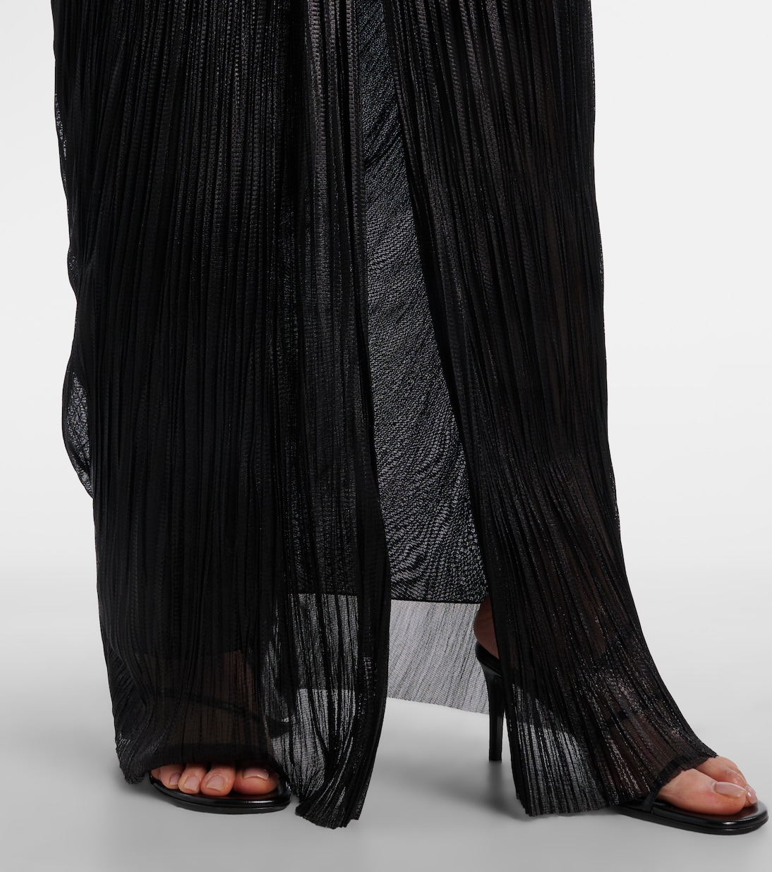 Anais open-back silk mousseline gown | Maria Lucia Hohan