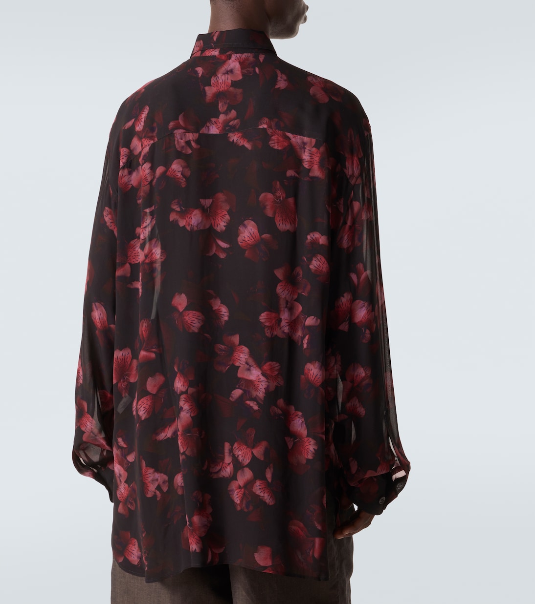 透视花卉衬衫 | Dries Van Noten