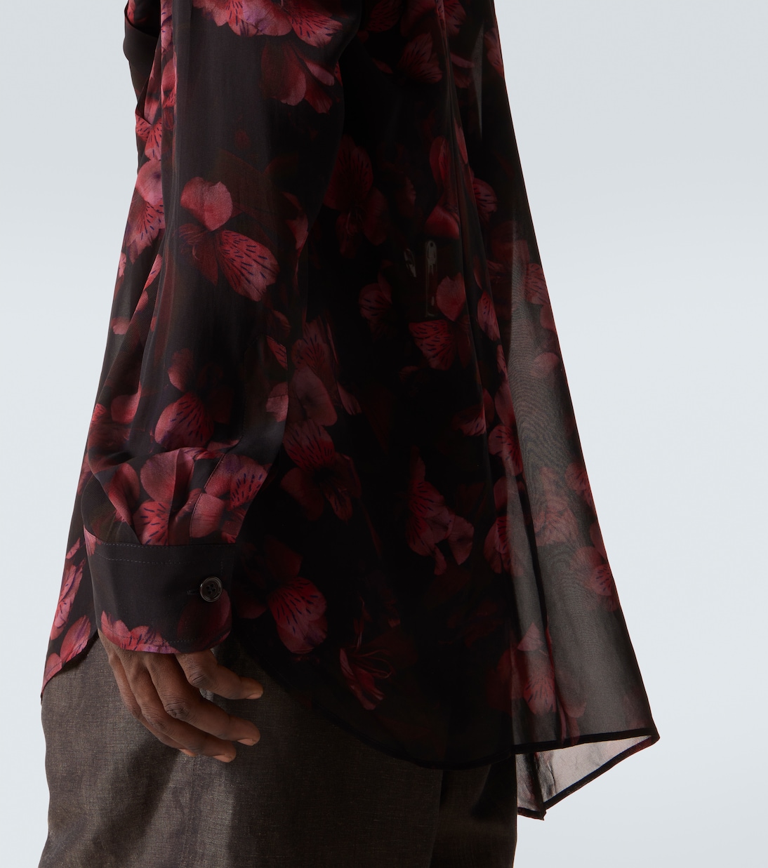 透视花卉衬衫 | Dries Van Noten