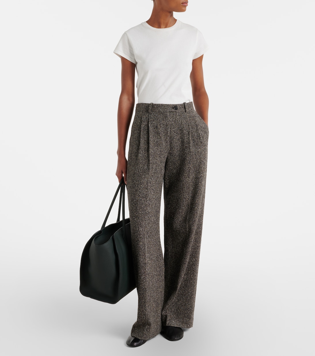 حقيبة يد من الجلد Marlo Large | The Row