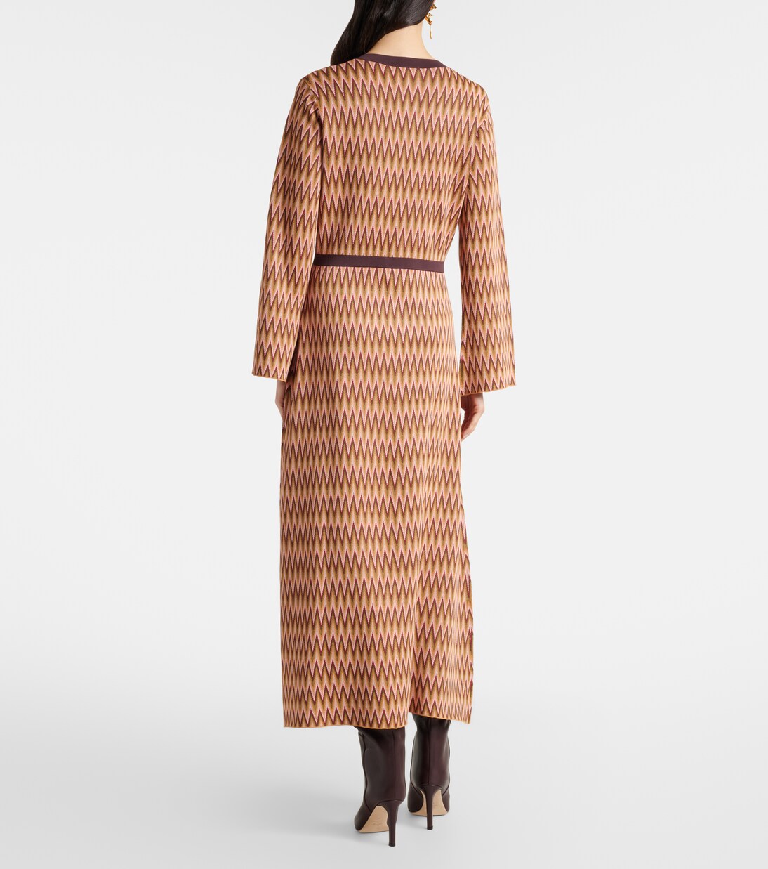 Pamela提花中长连衣裙 | Rixo