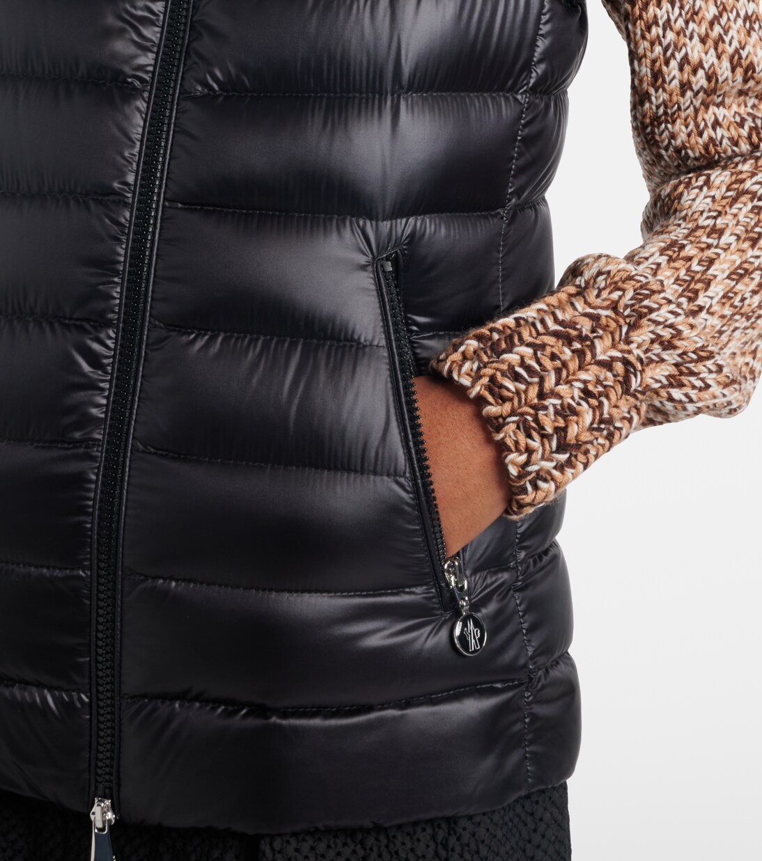 Chaleco de plumas con logo | Moncler