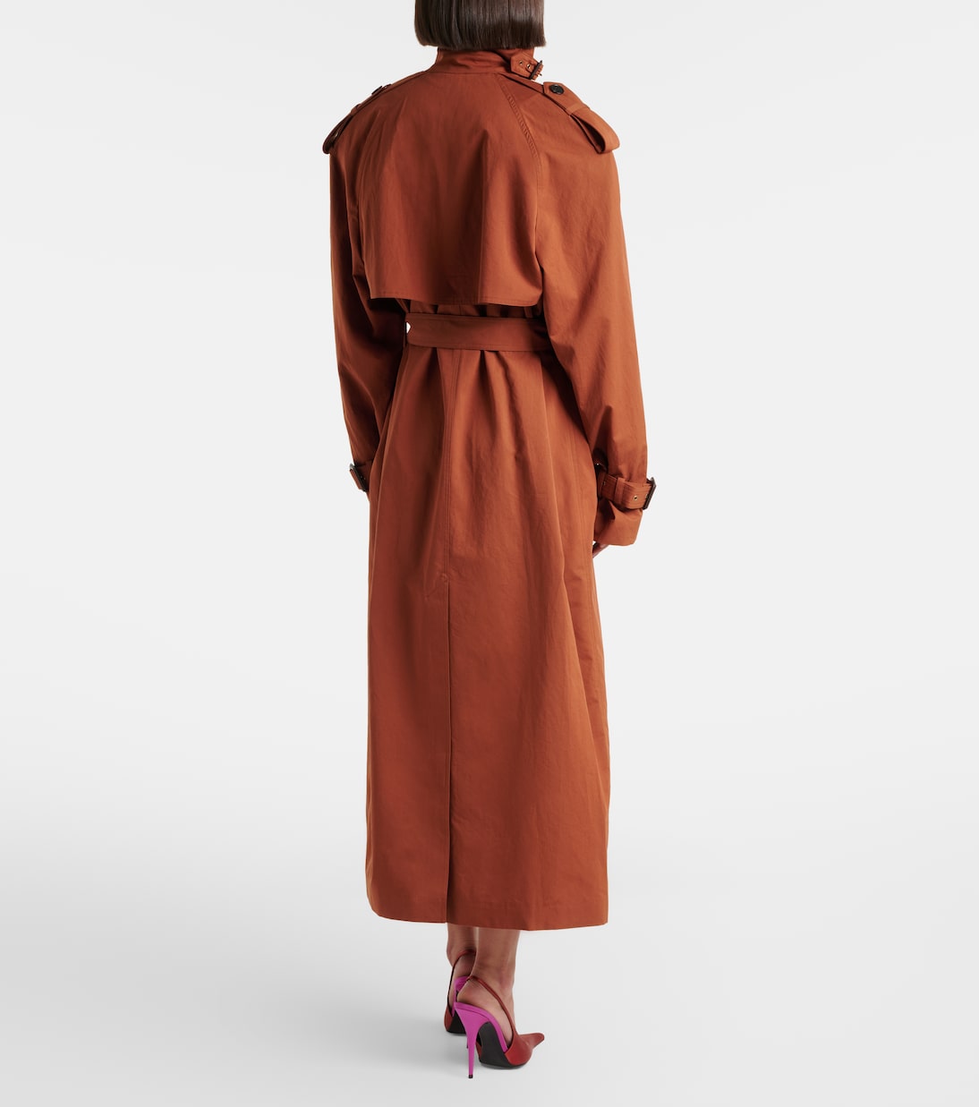 Cotton and silk trench coat | Saint Laurent