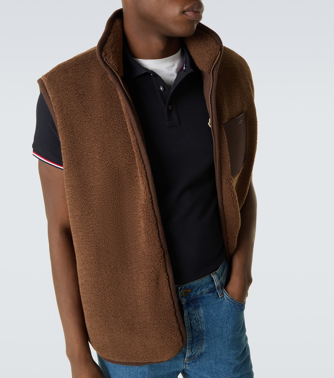 Permanent cotton jersey polo shirt | Moncler