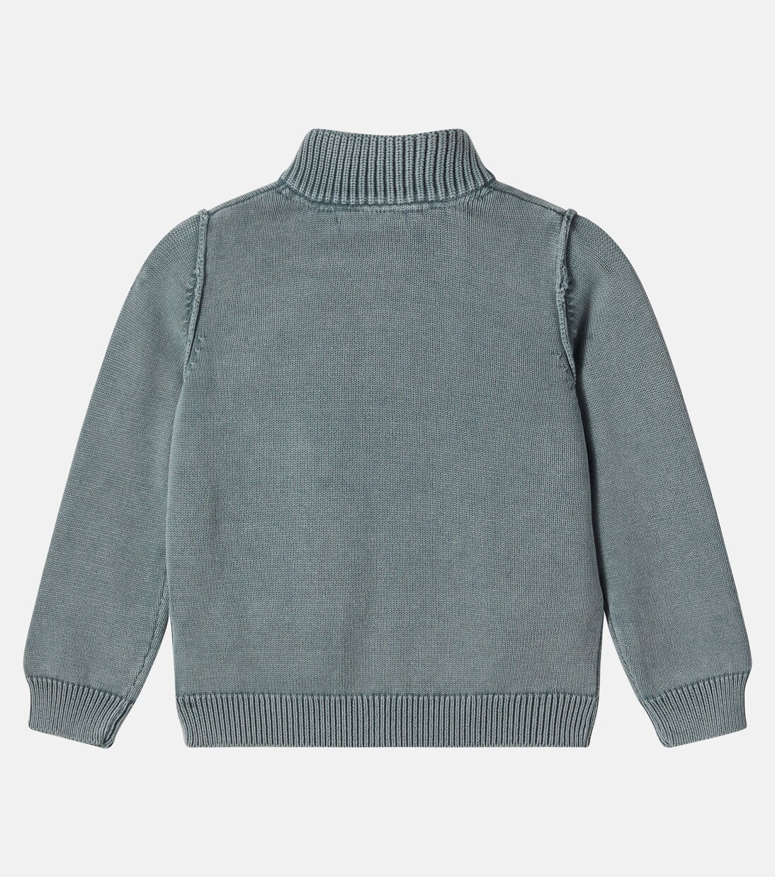 Lance zip-up cotton cardigan | Bonpoint