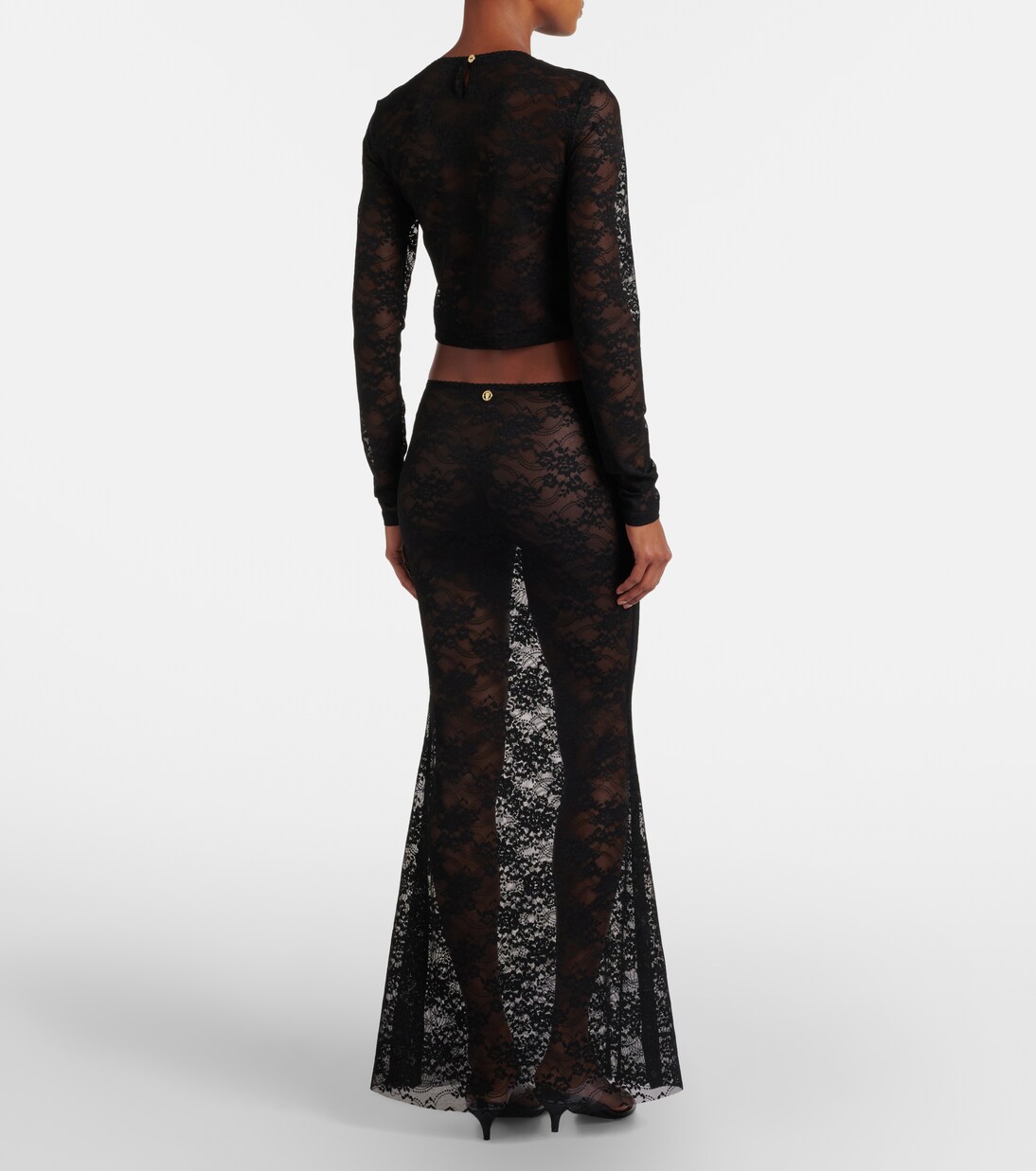 Jupe midi Rona en dentelle | Bananhot