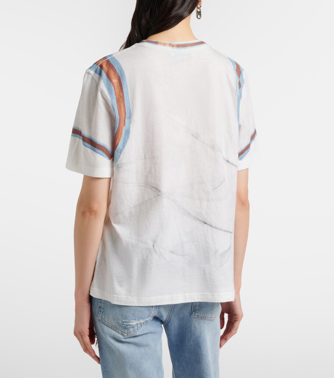 Trompe l'œil cotton jersey T-shirt | Acne Studios