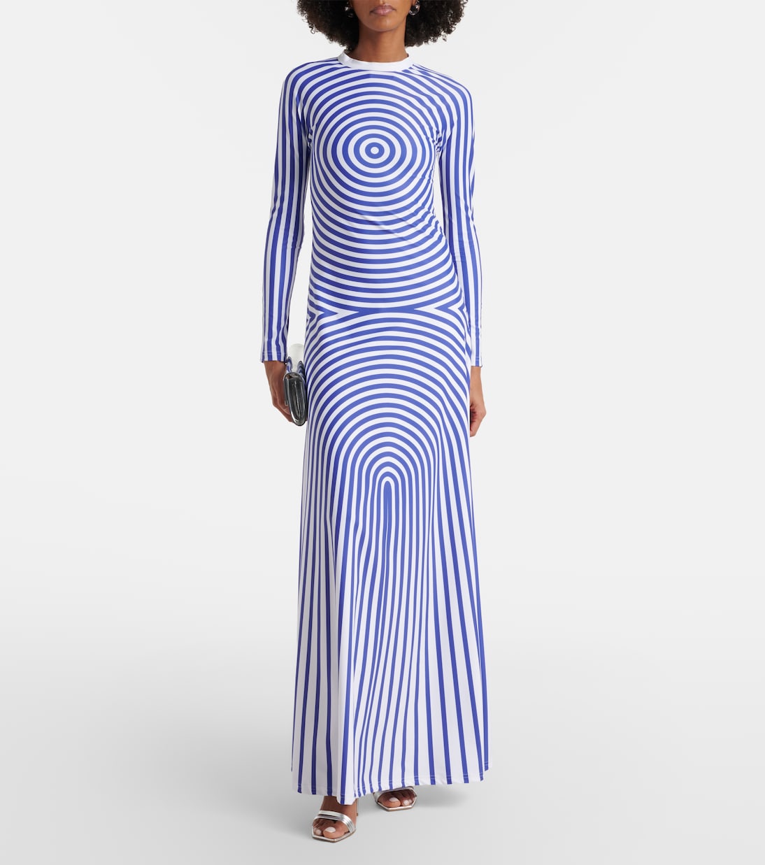 Printed jersey maxi dress | Jean Paul Gaultier