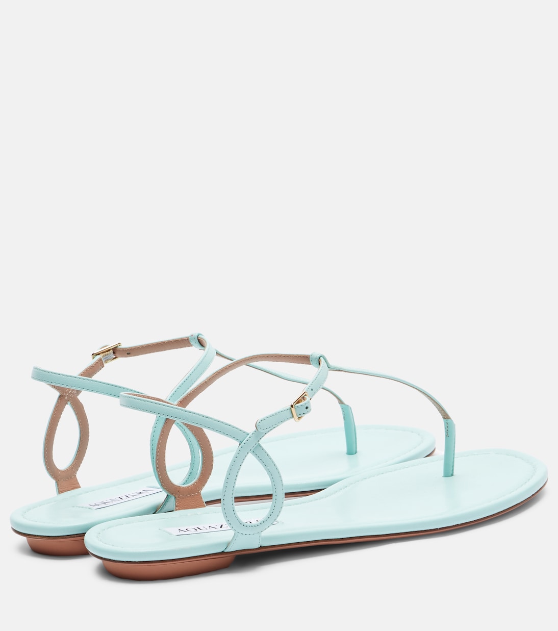 Almost Bare leather thong sandals | Aquazzura
