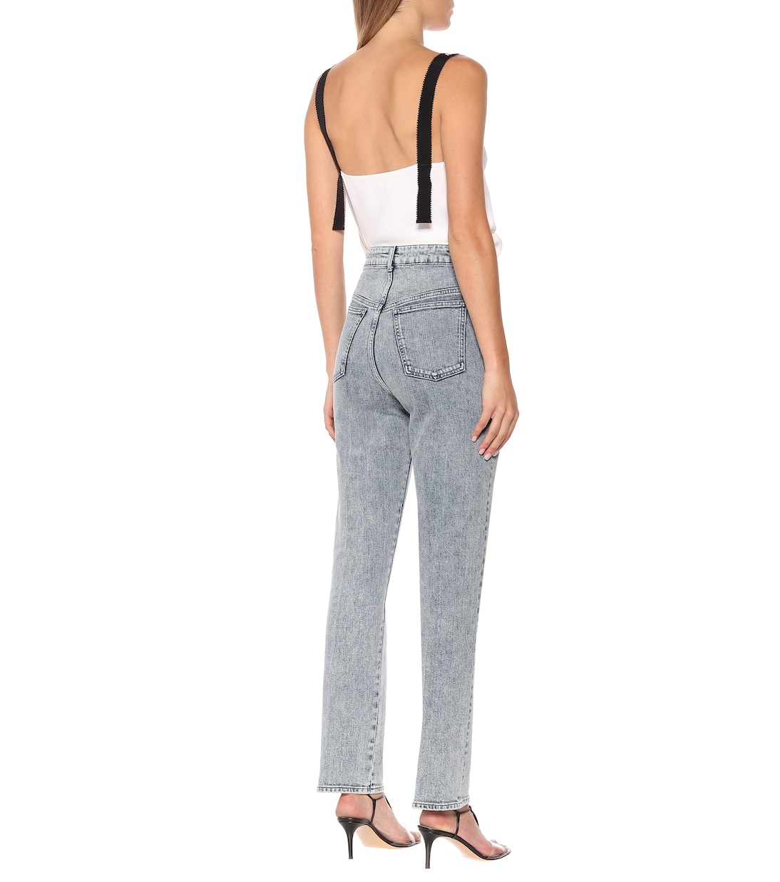 Jeans ajustados de tiro alto | Stella McCartney