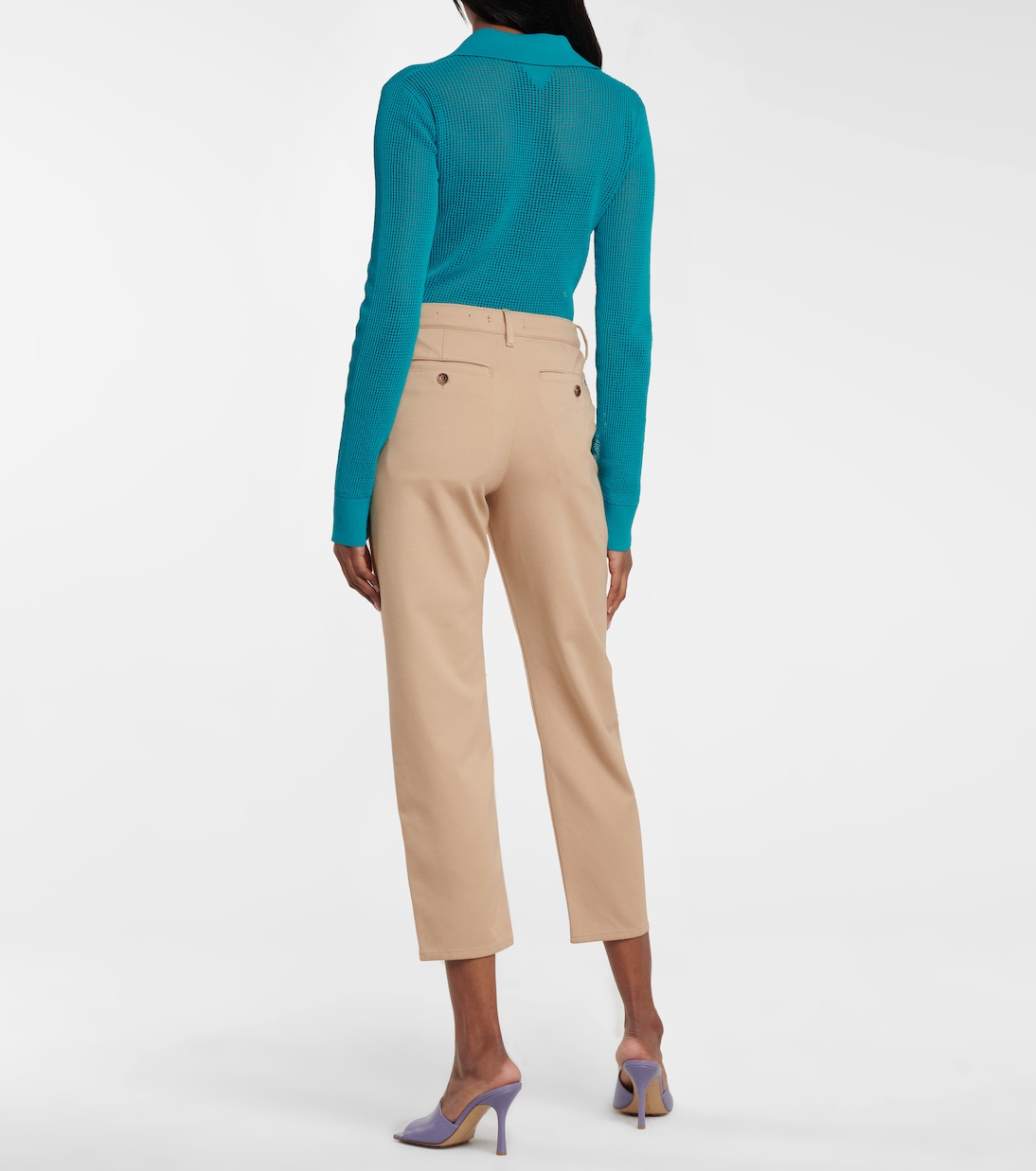 Stretch cotton-blend twill chinos | 7 For All Mankind