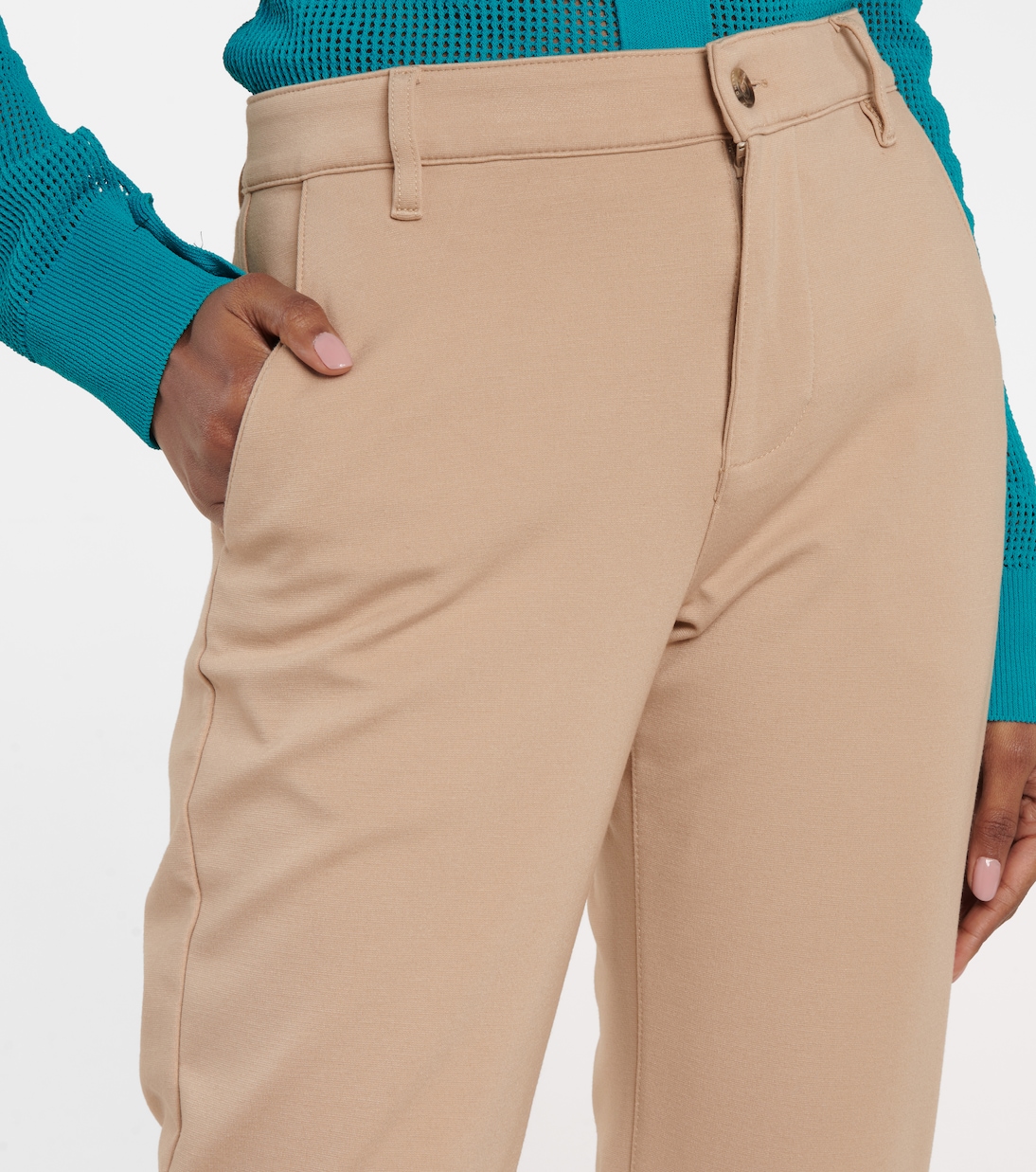 Stretch cotton-blend twill chinos | 7 For All Mankind