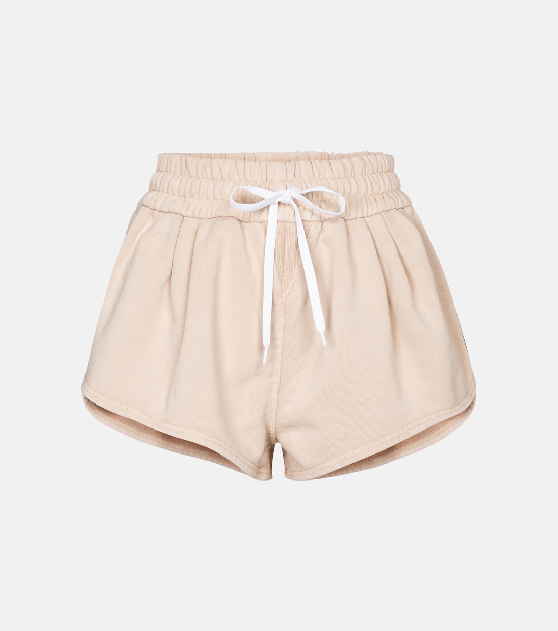 Shorts in jersey di cotone | Miu Miu