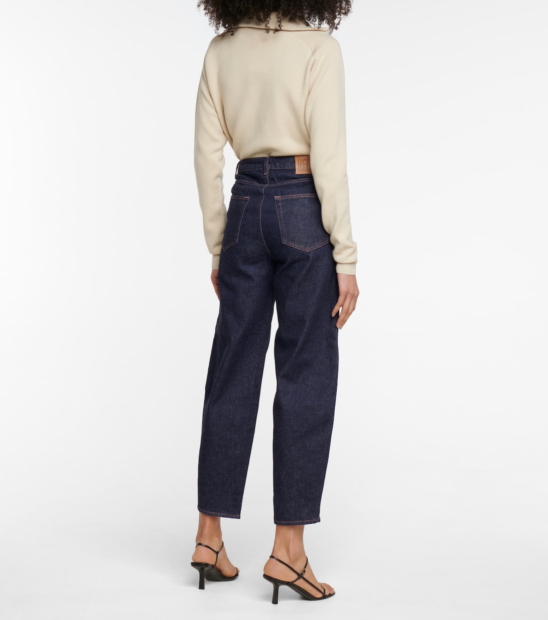 High-rise barrel-leg jeans | Toteme