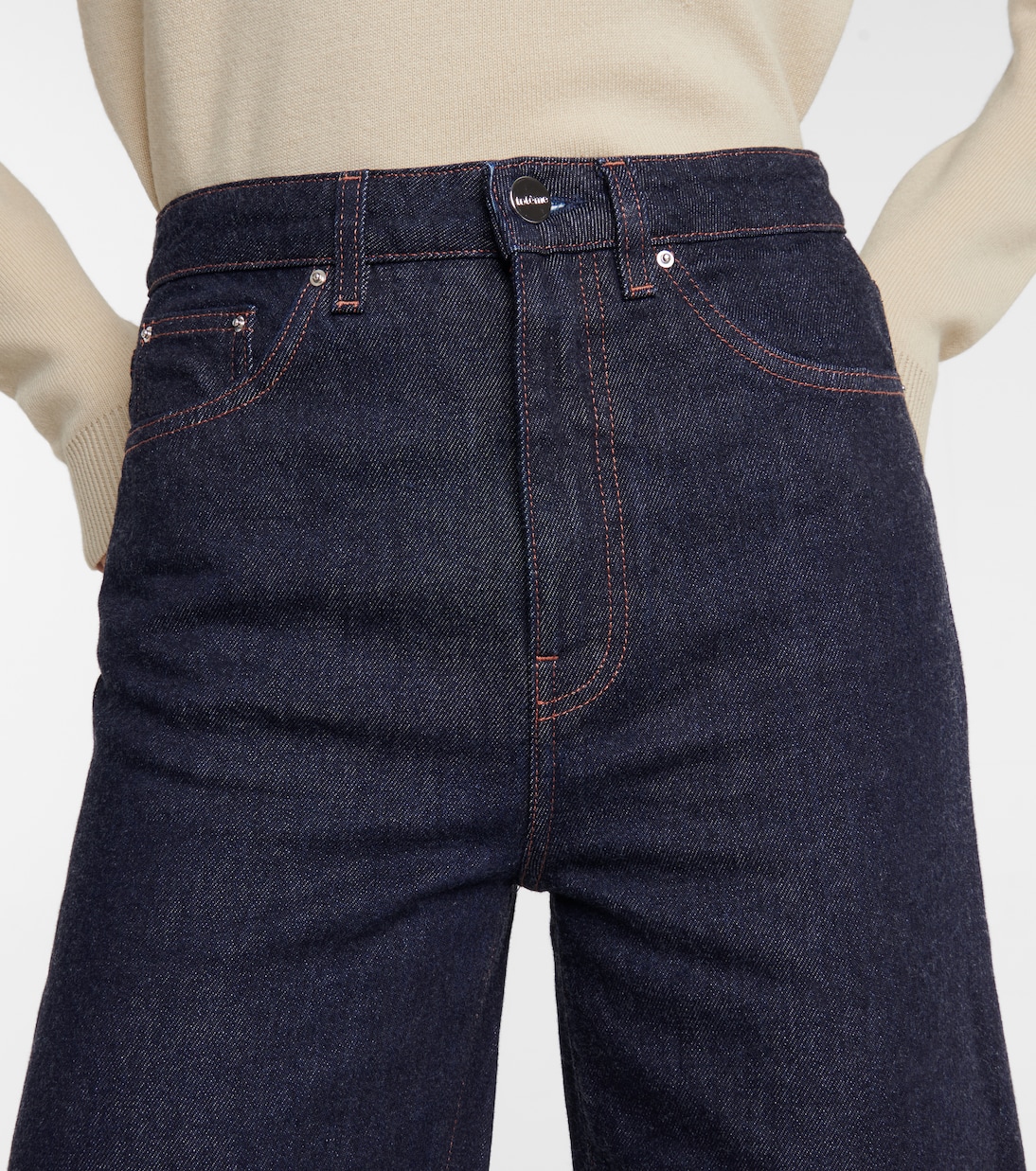 High-rise barrel-leg jeans | Toteme