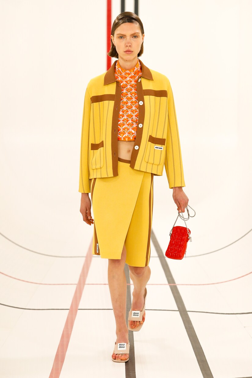 Gonna con intarsio | Miu Miu