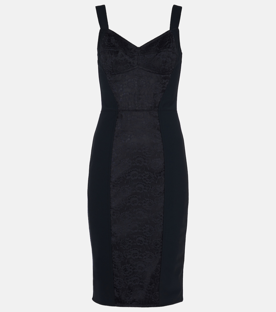 Lace-paneled bustier dress | Dolce&Gabbana