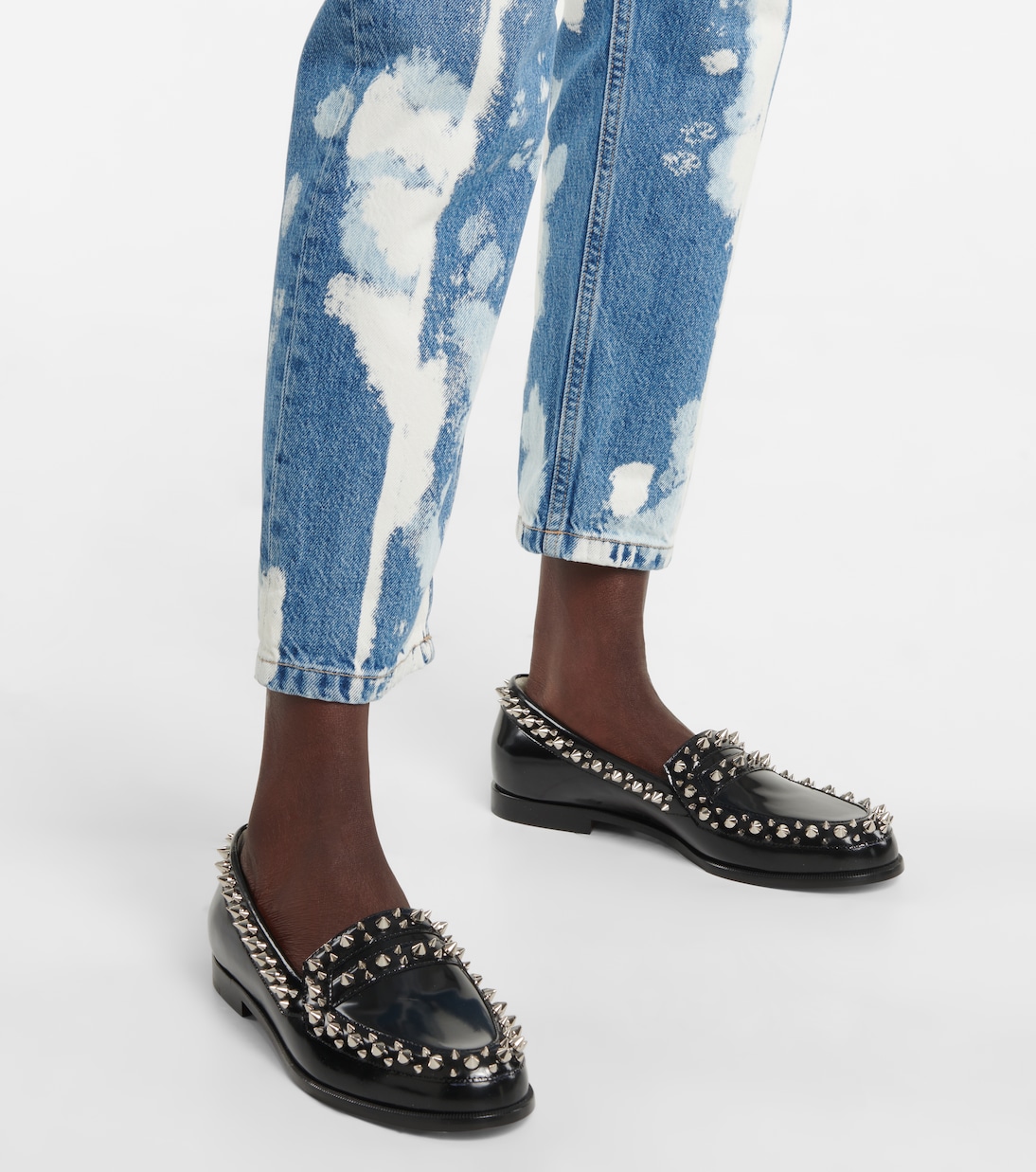 Mocassini Mattia Spikes in pelle | Christian Louboutin