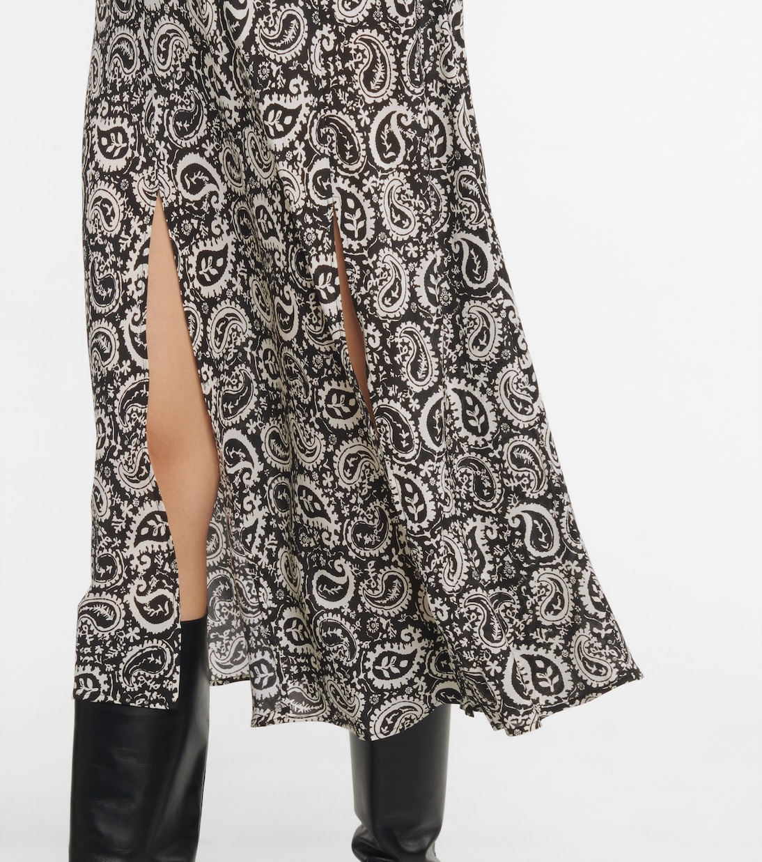 Robe Aoife imprimée en soie | Rixo