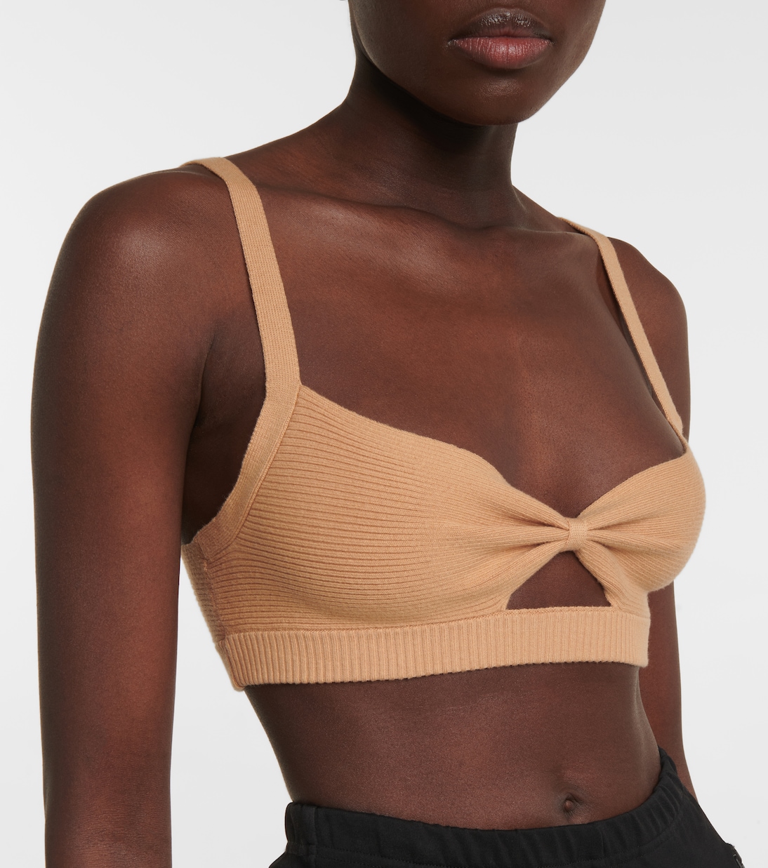 Bralette Cinch in maglia a coste | Live The Process
