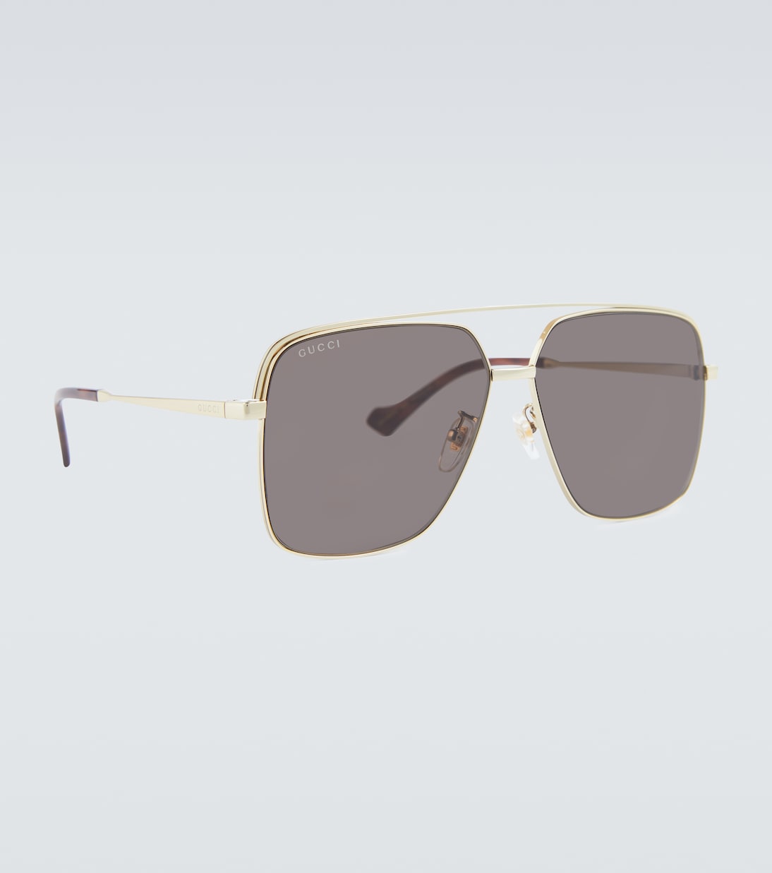 Occhiali da sole aviator in metallo | Gucci