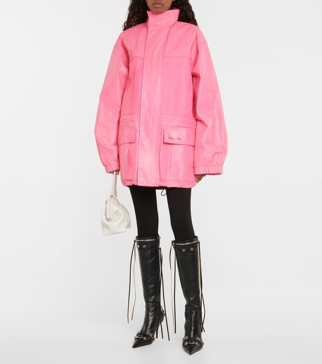 Stiefel Cagole aus Leder | Balenciaga