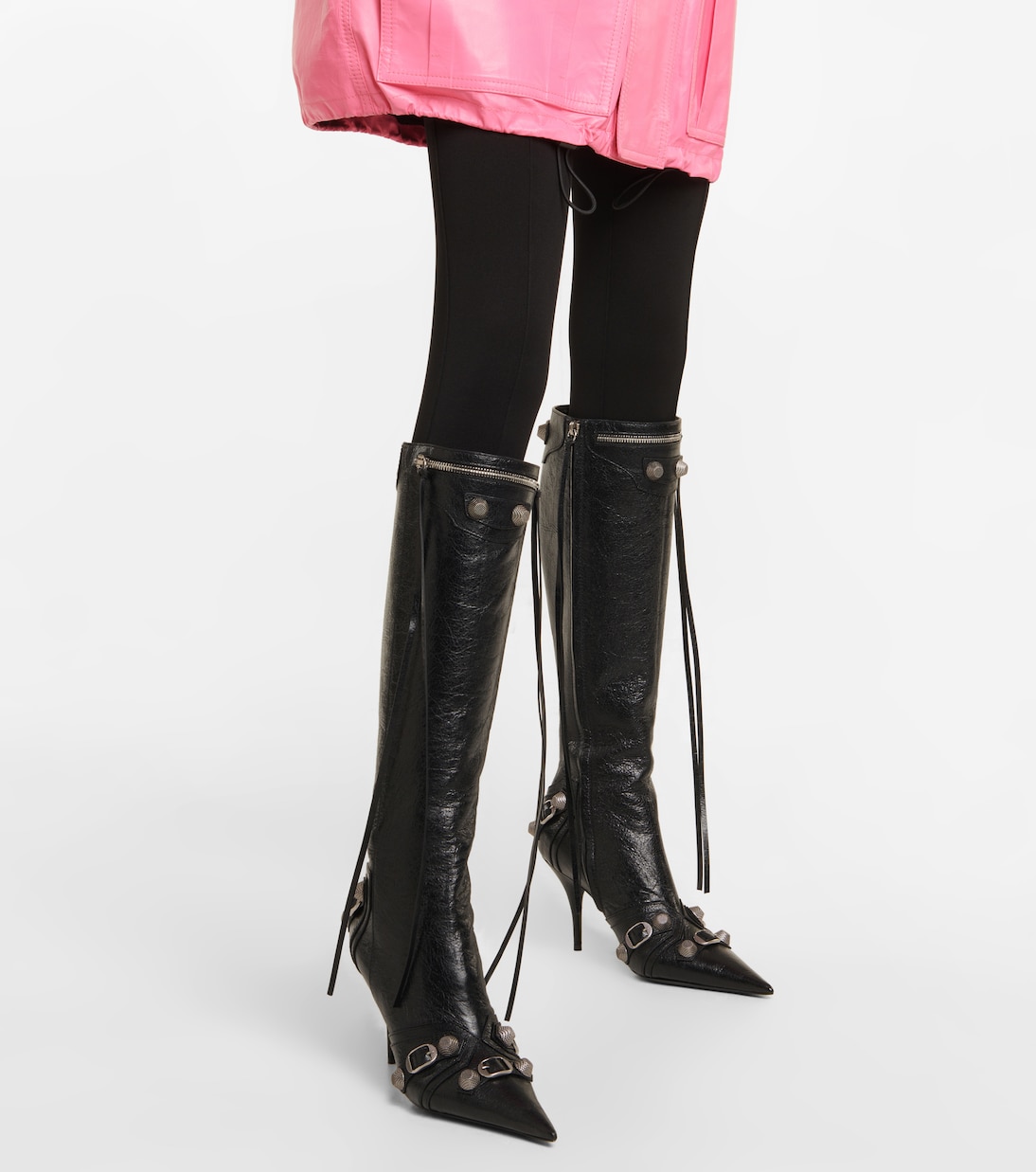 Stiefel Cagole aus Leder | Balenciaga