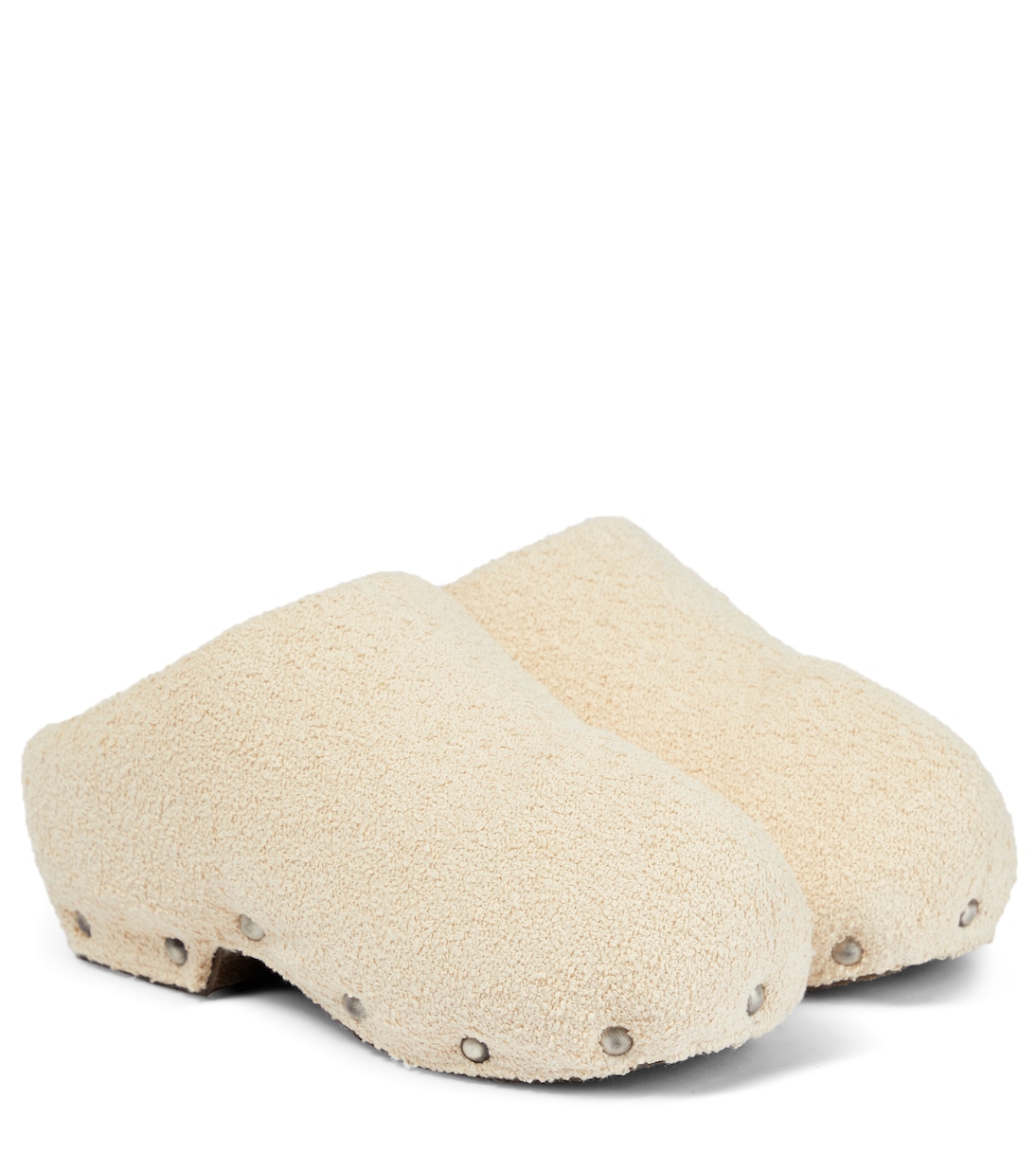 Textured cotton tweed clogs | Acne Studios