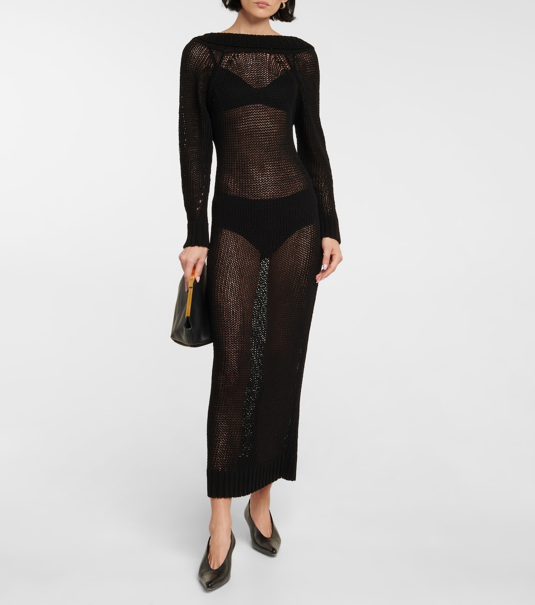 Nicolette cotton-blend maxi dress | Khaite