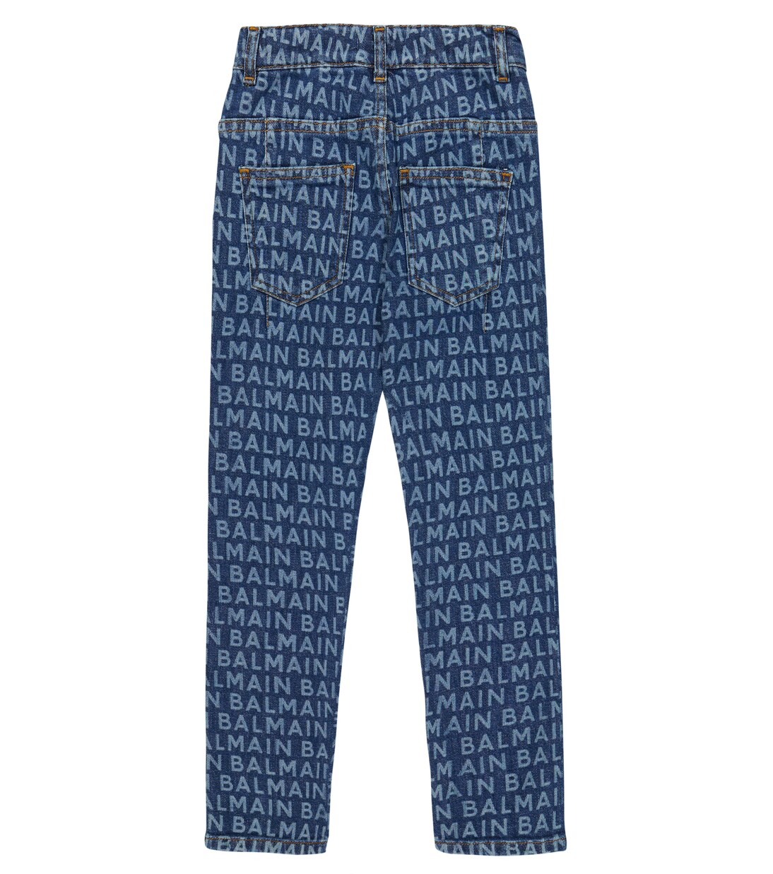 Bedruckte Straight Jeans | Balmain Kids