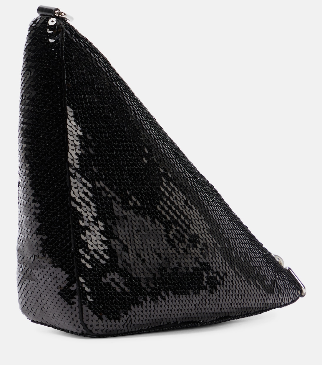 Triangle sequin shoulder bag | Prada
