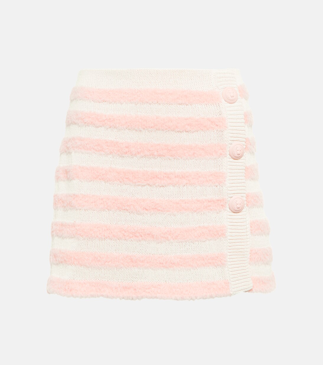 Striped wool-blend tweed miniskirt | Balmain