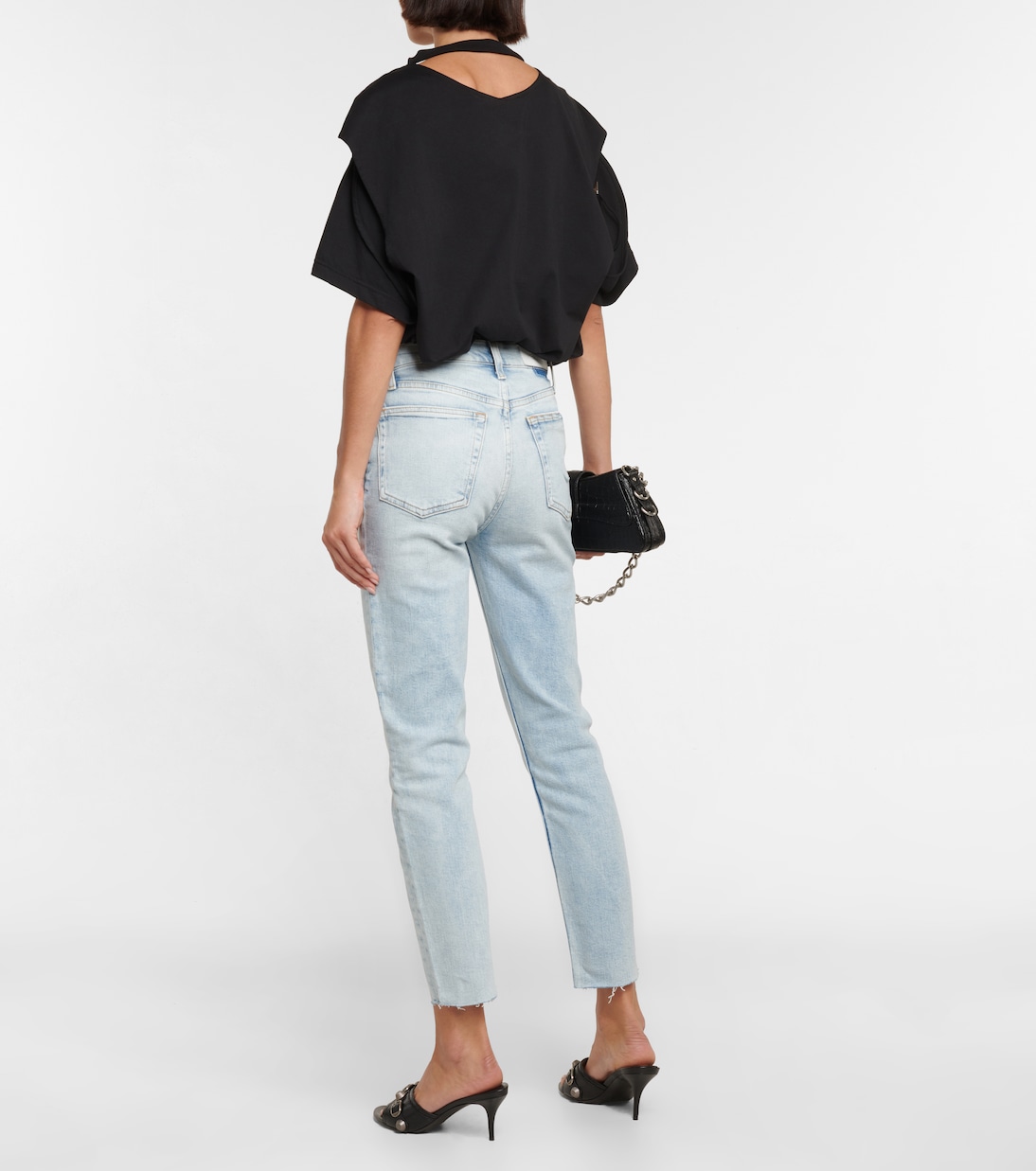 90s high-rise cropped skinny jeans | Re/Done