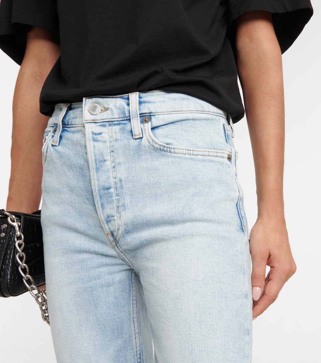 90s high-rise cropped skinny jeans | Re/Done