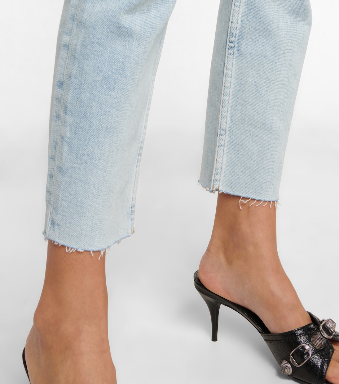 90s high-rise cropped skinny jeans | Re/Done
