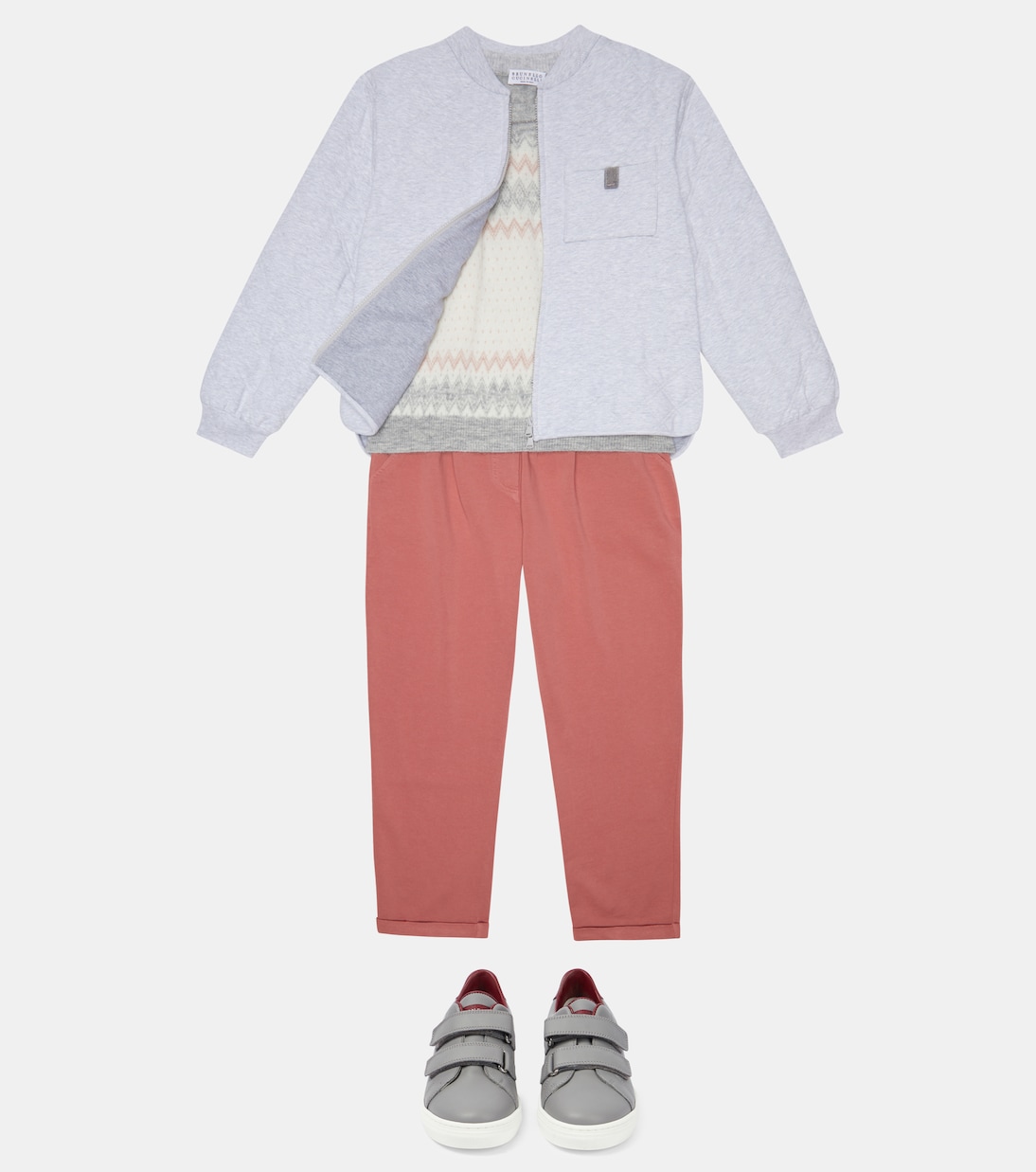 Pullover aus Mohair und Wollgemisch | Brunello Cucinelli Kids