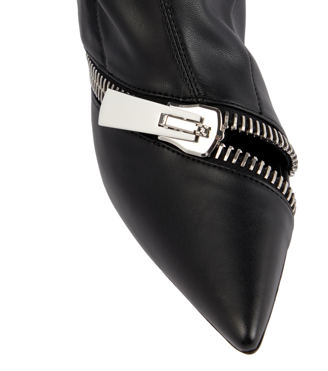 Botas mosqueteras de piel con cremallera | Coperni