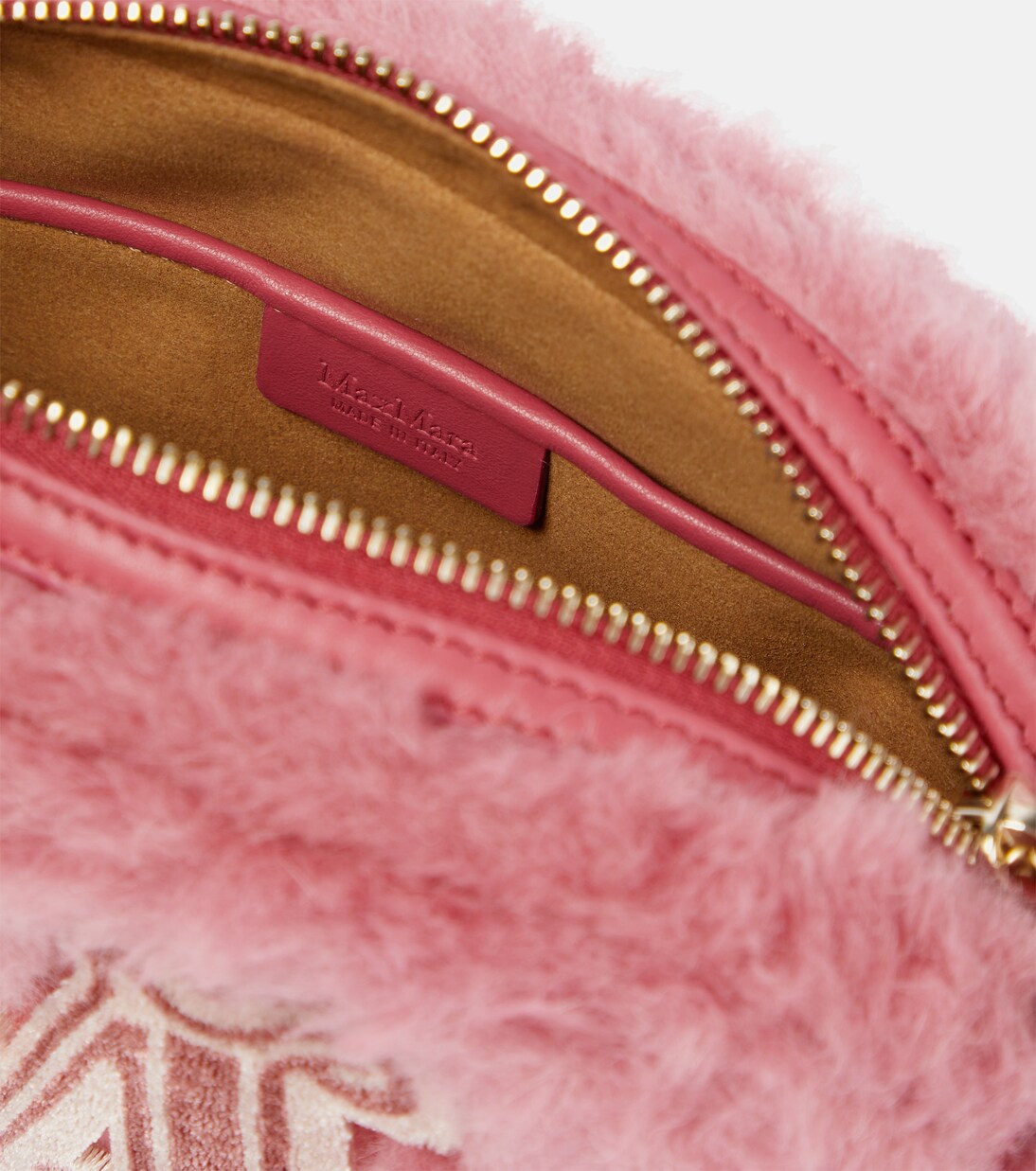 Borsa a tracolla in tessuto teddy | Max Mara