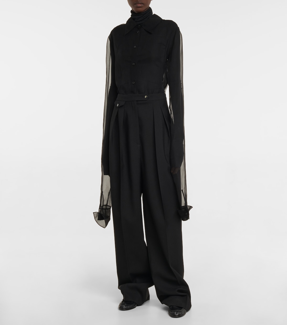 Bluse Alastor aus Seidenorganza | The Row