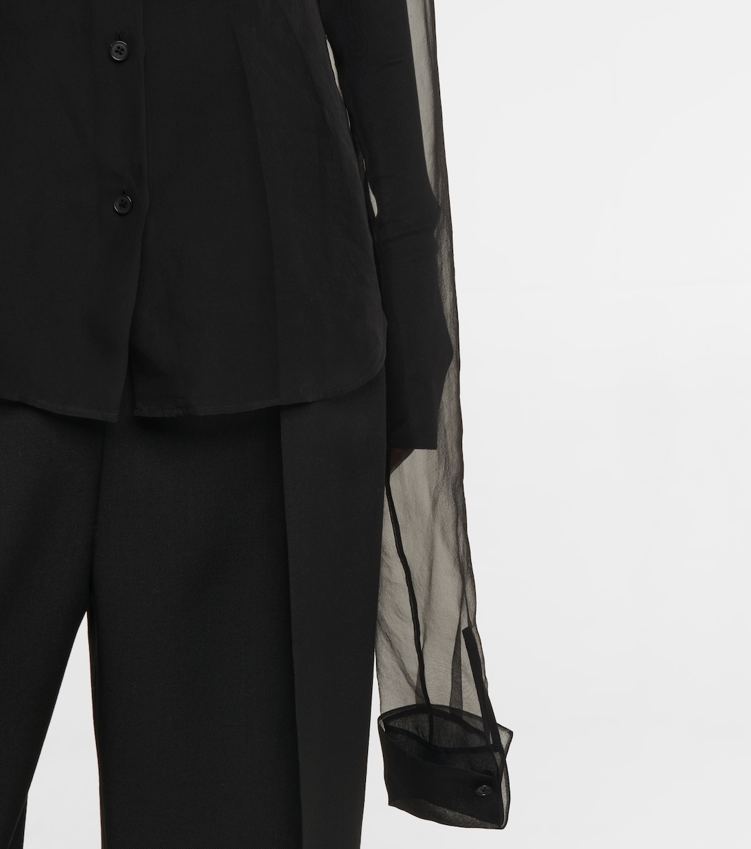 Bluse Alastor aus Seidenorganza | The Row