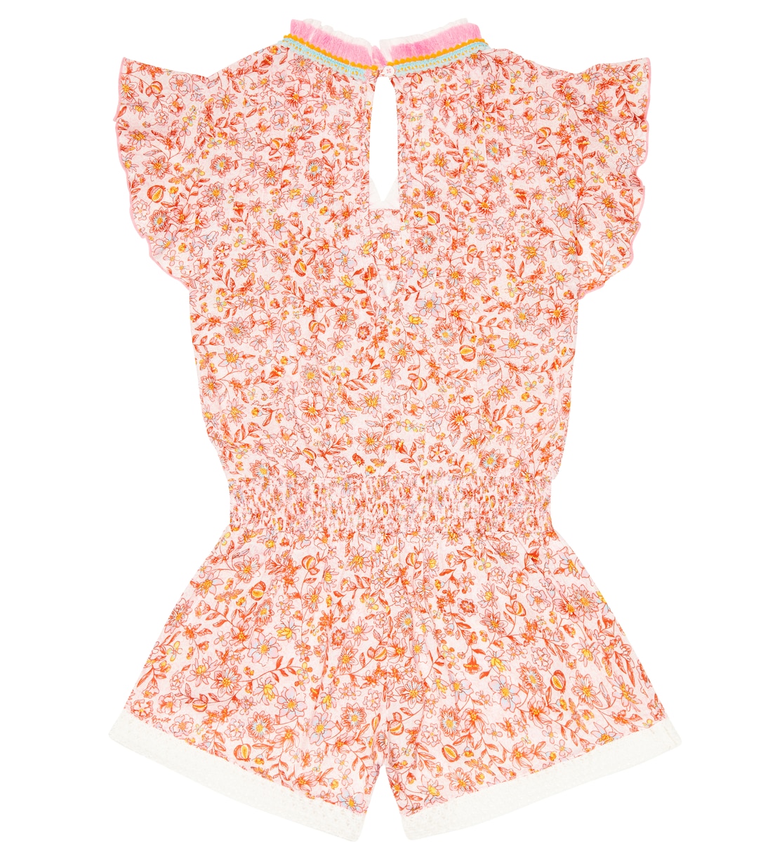 Combi-short Sasha à fleurs | Poupette St Barth Kids