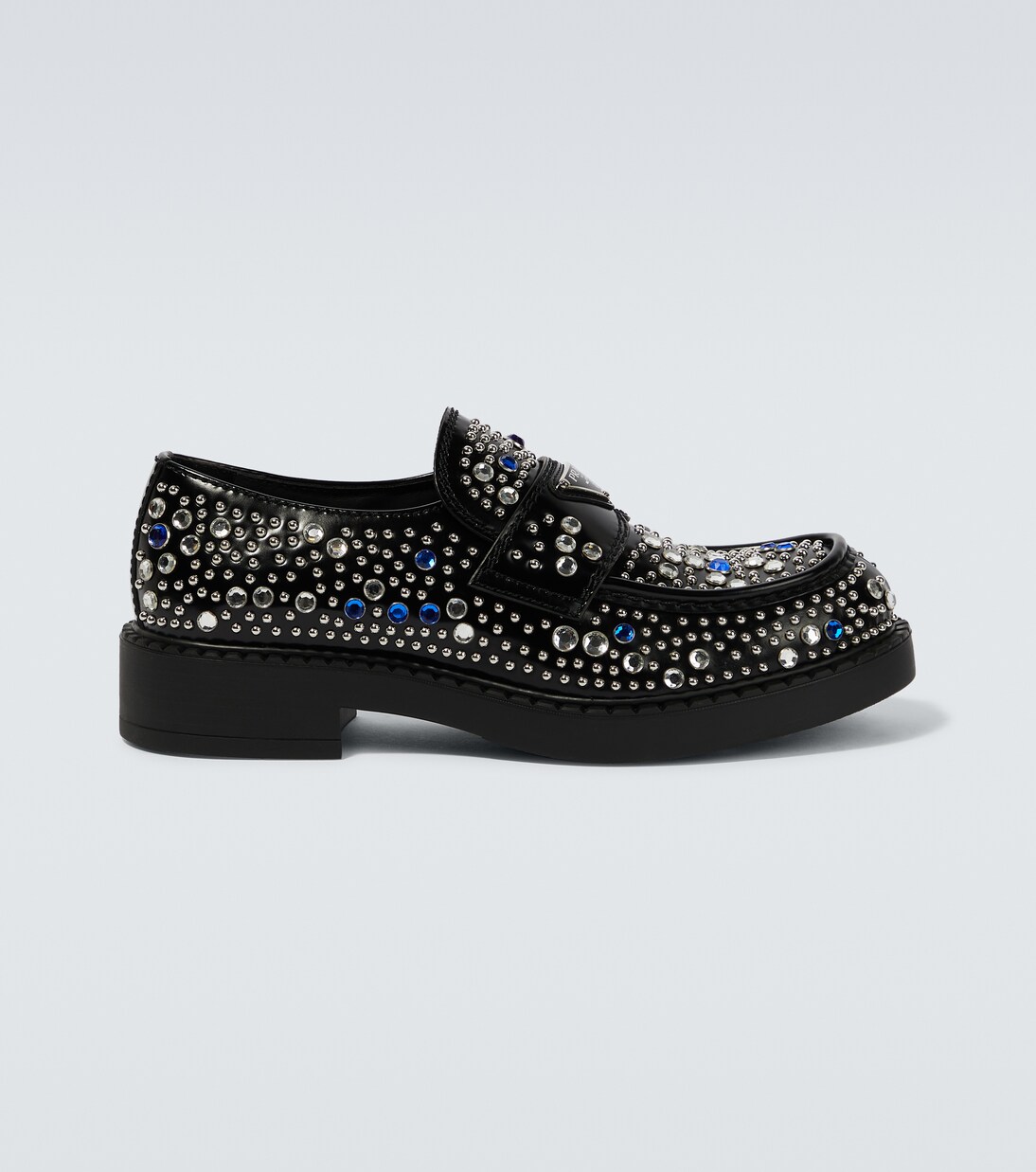 Verzierte Loafers aus Leder | Prada
