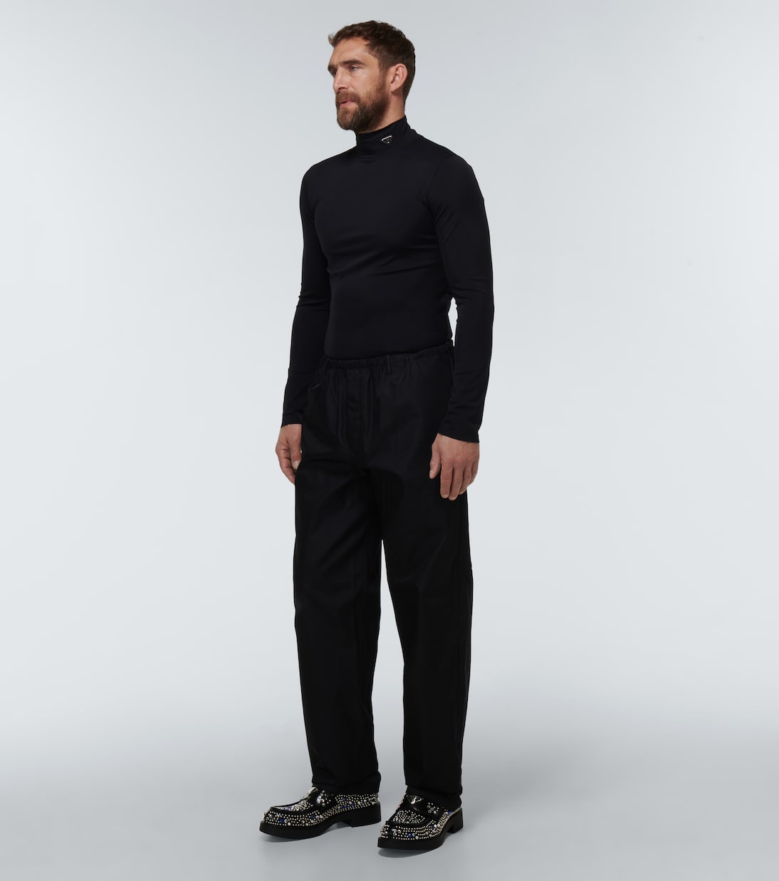 Verzierte Loafers aus Leder | Prada