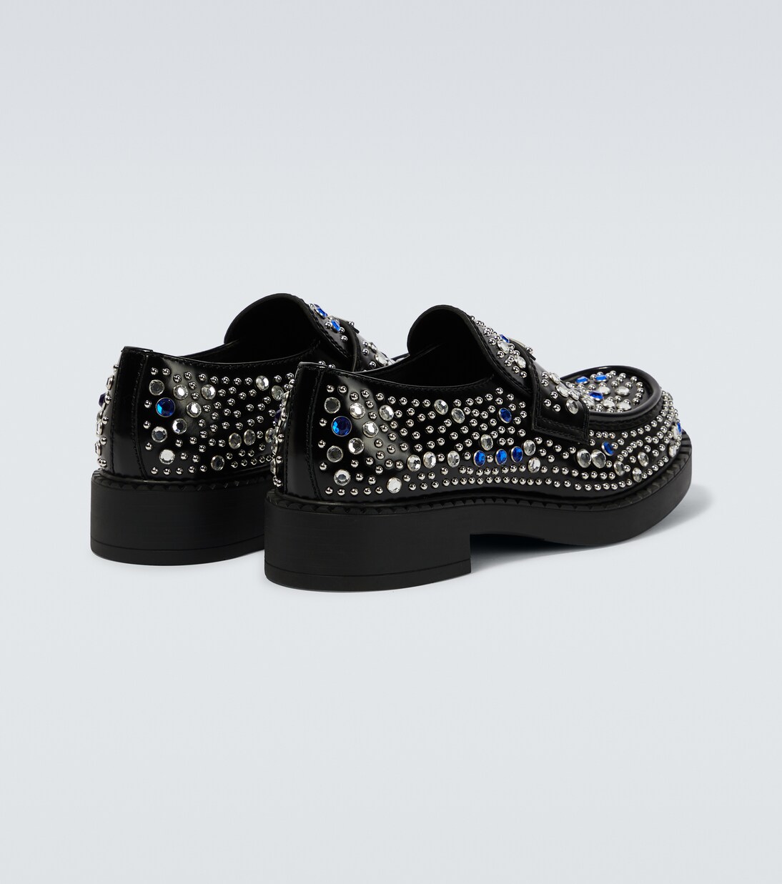 Verzierte Loafers aus Leder | Prada