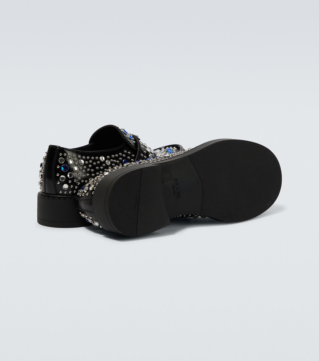 Verzierte Loafers aus Leder | Prada