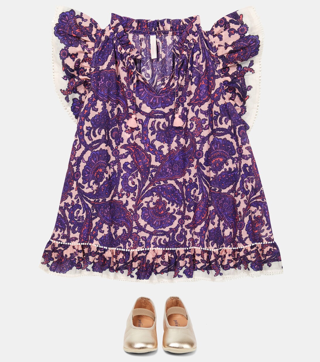 Robe Tiggy en coton à fleurs | Zimmermann Kids